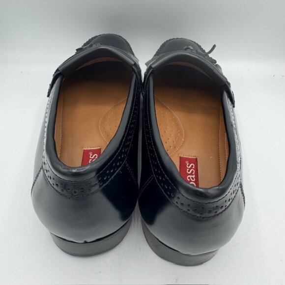 G.H. Bass & Co. Men's Black Leather Grammer Tassel Loafers Size 10.5D - Picture 4 of 7
